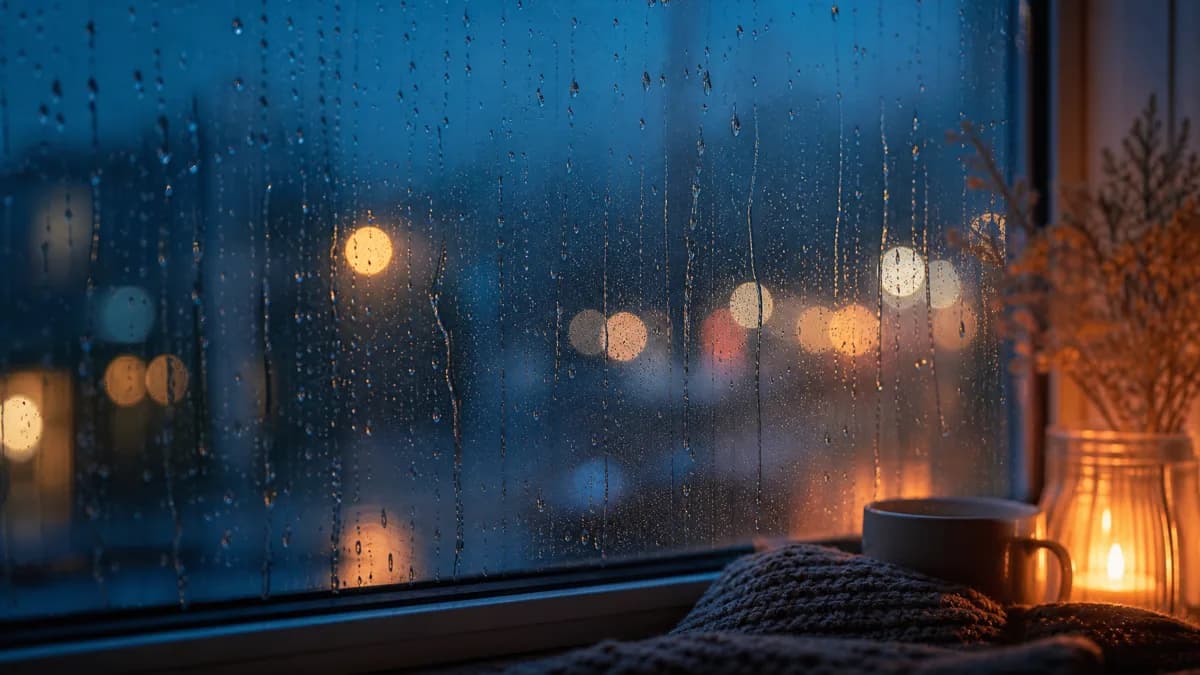 AI ASMR Rain Window Video Prompts