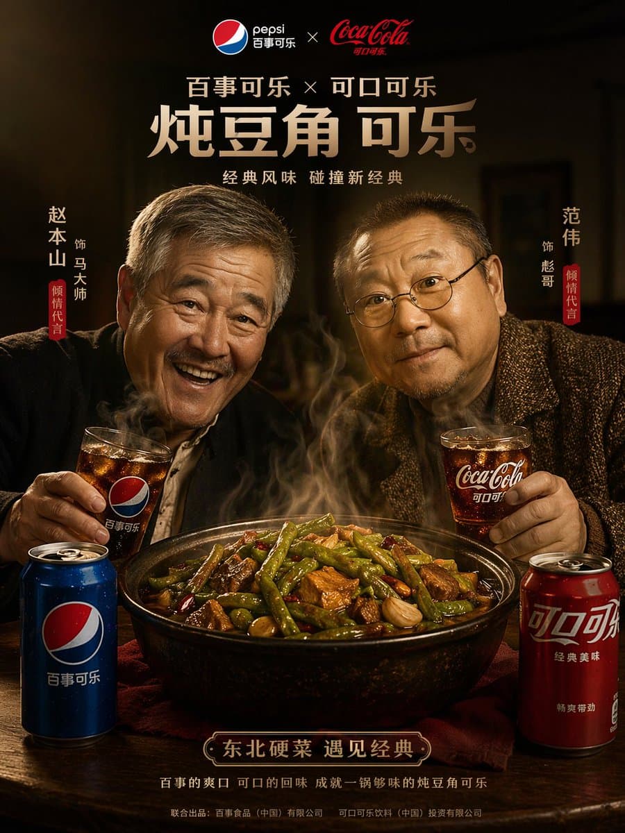 Cinematic Food & Beverage Collab Poster