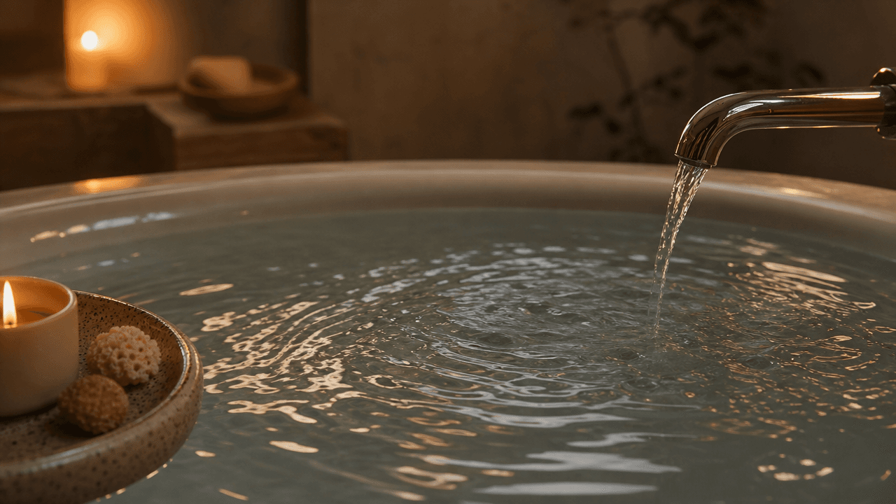 Bath Water ASMR Video