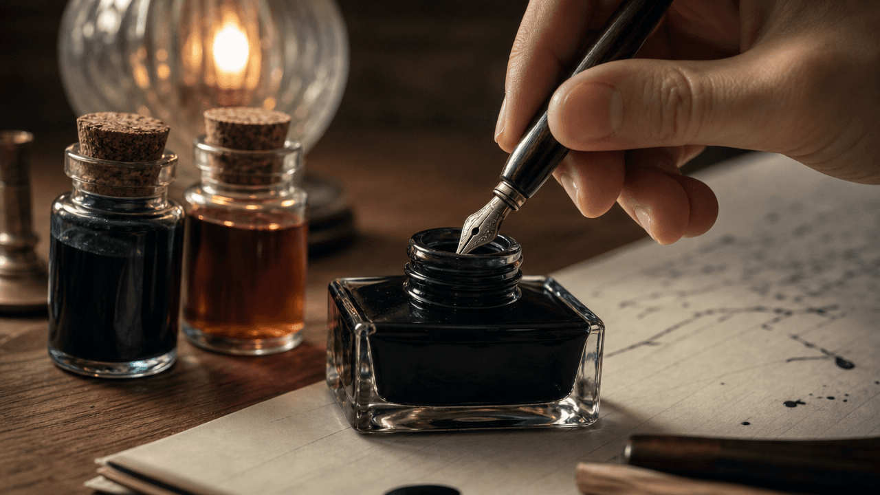 Dip Ink ASMR Video