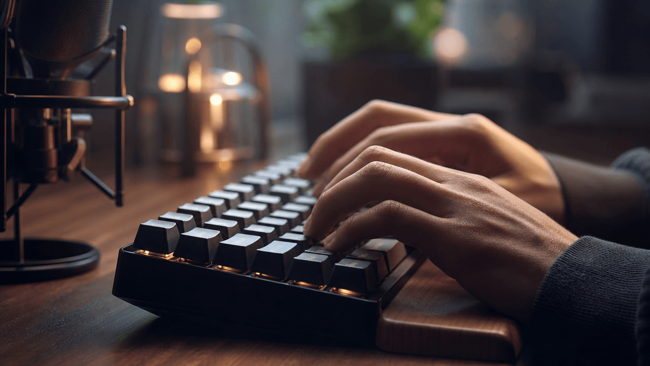 Keyboard Typing ASMR Video