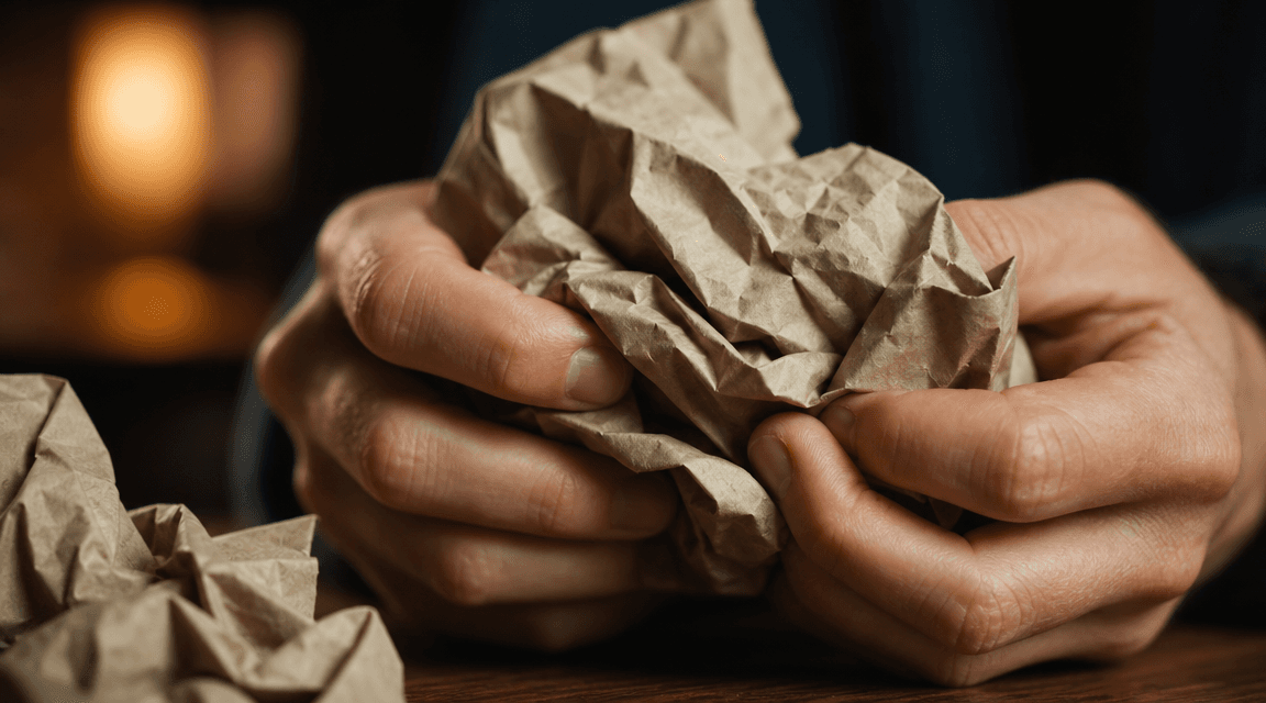 Paper Crumple ASMR Video