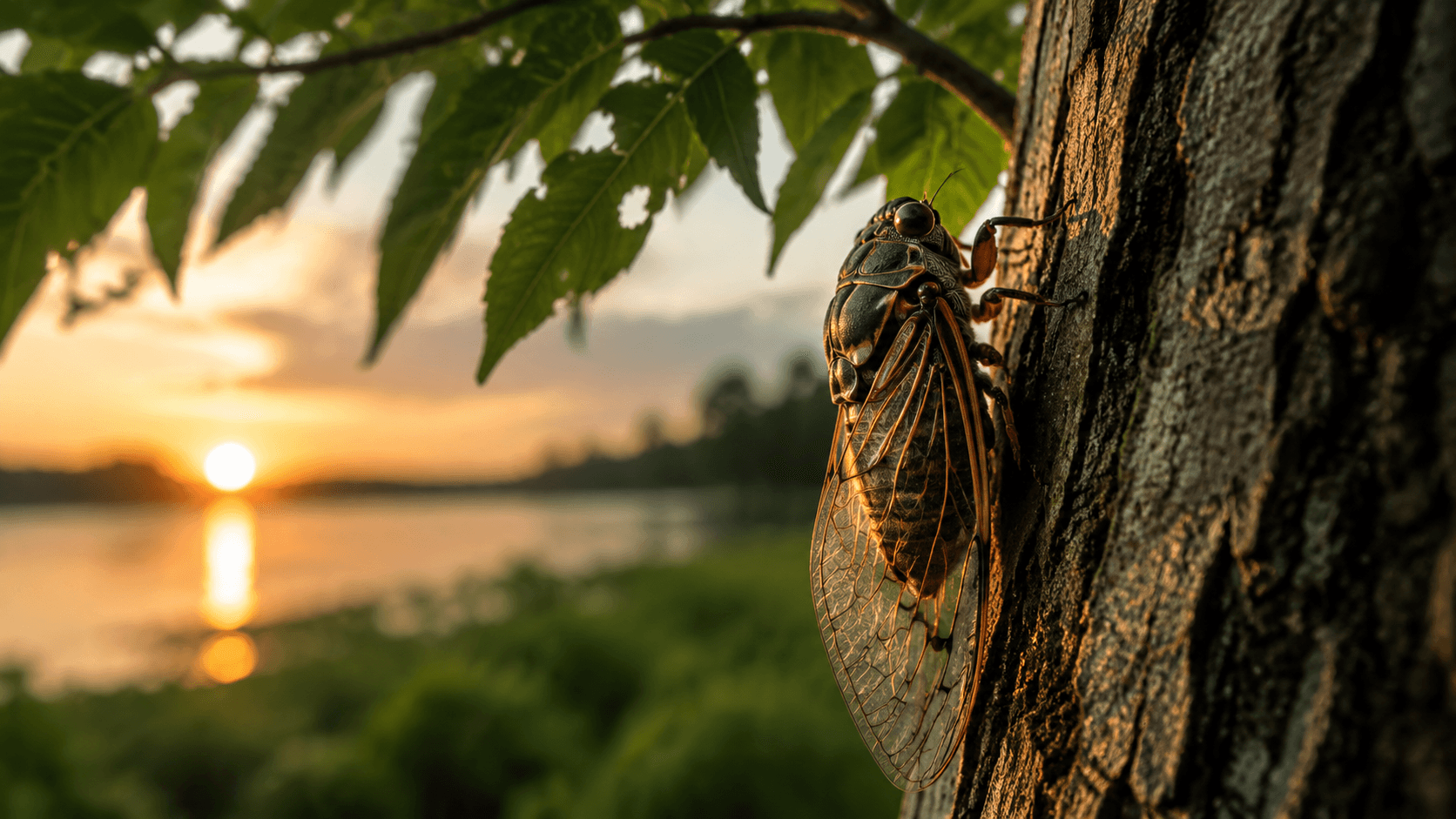Summer Cicada ASMR Video